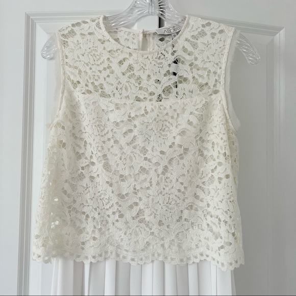 Alexis Dress Pania Pleated Lace Dress Size Small only worn one time - Picture 5 of 7